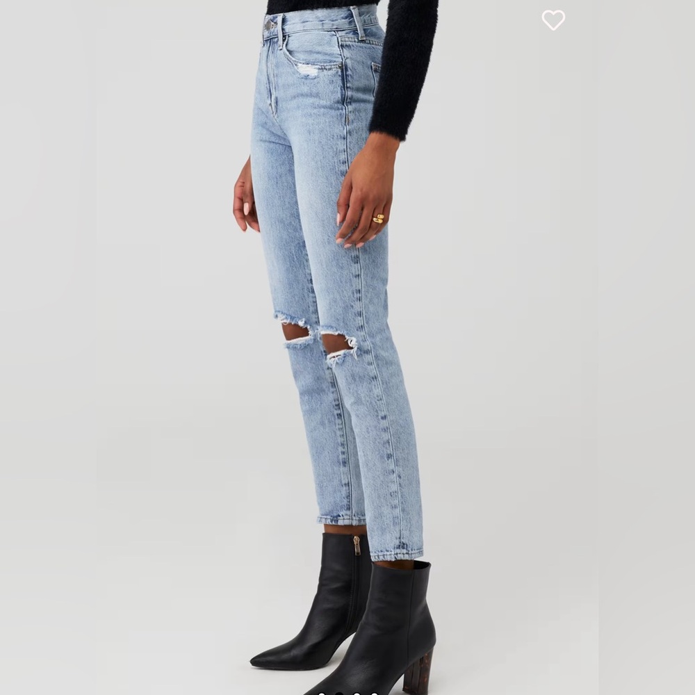 Pistola Nico high rise mom jeans size 27 distressed new with tags